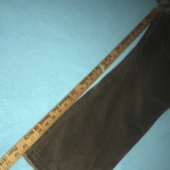 ST. JOHN SPORT by Marie Gray velveteen feel brown high rise boot cut NEW size 8 - Picture 9 of 10